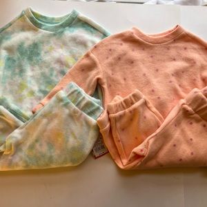 Girls 18 Month  Cat & Jack Pajama Lounge Wear Sets (2)